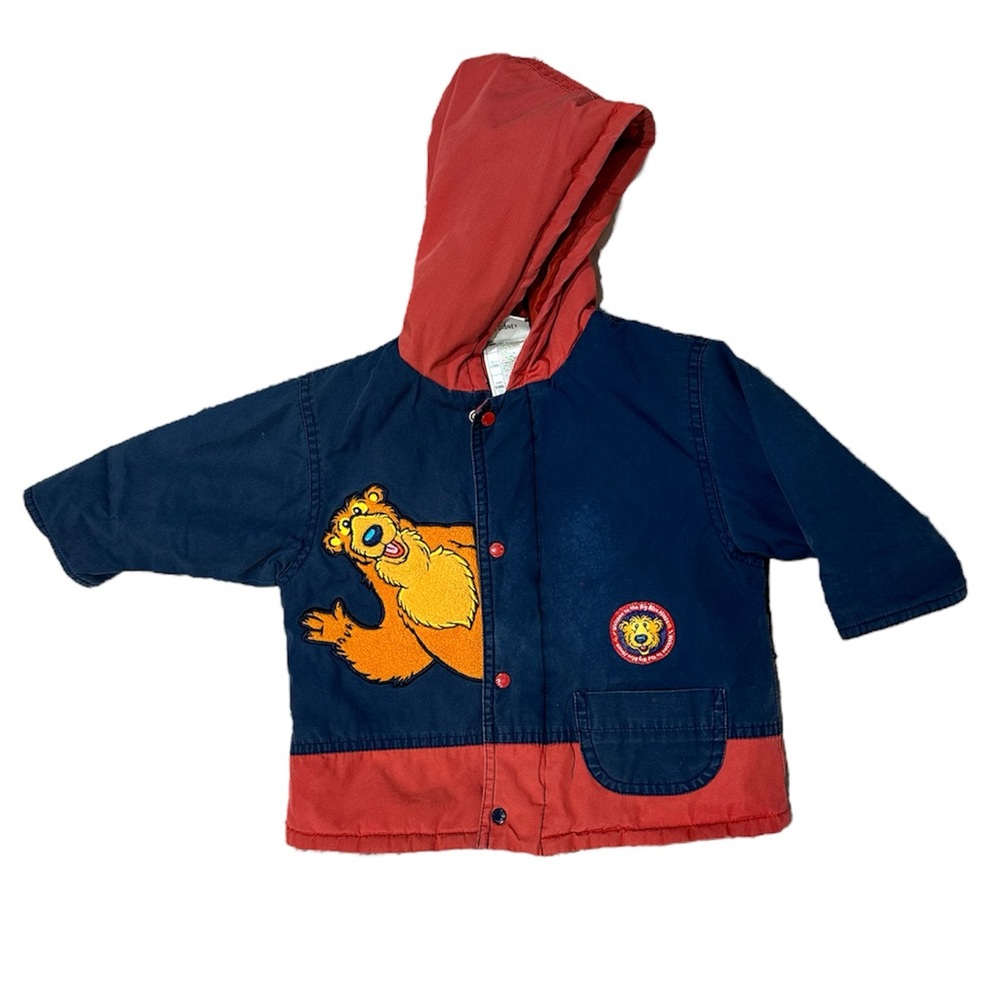 Rare Disney Vintage Bear in the Big Blue House Navy & Red Winter Coat (6 months)